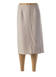 Jupe mi-longue gris FRANCE RIVOIRE femme