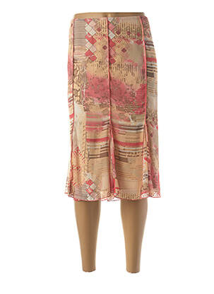 Jupe mi-longue beige IMPULSION femme
