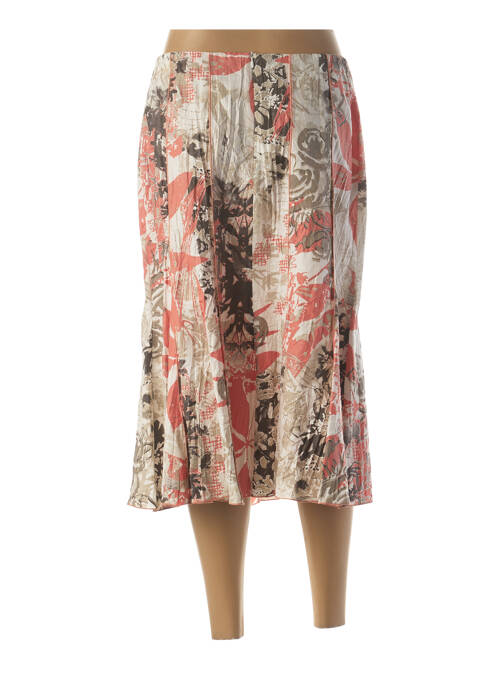 Jupe mi-longue blanc FRANCE RIVOIRE pour femme