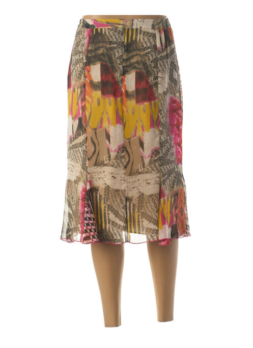 Jupe mi-longue vert IMPULSION femme