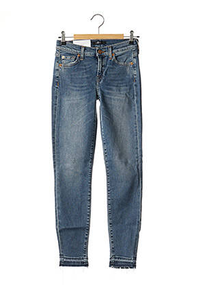 Jeans coupe slim bleu 7 FOR ALL MANKIND pour femme