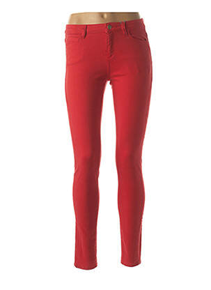 Jeans coupe slim rouge ESPRIT pour femme