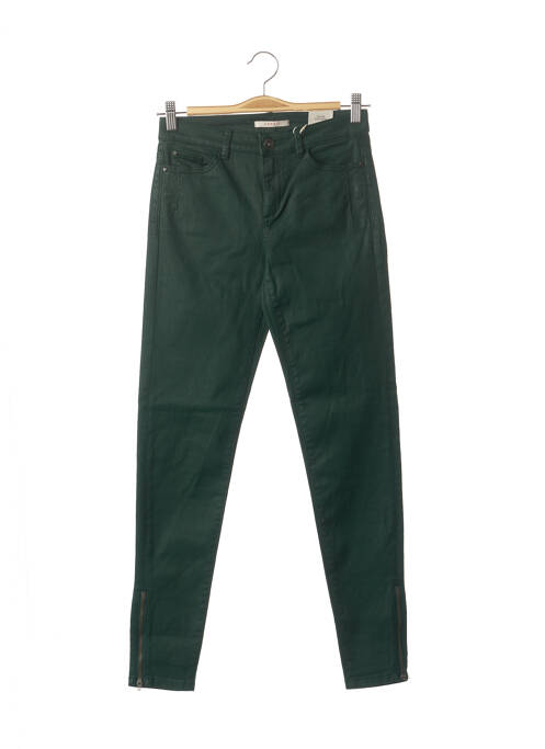 Pantalon slim vert ESPRIT pour femme