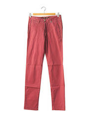 Pantalon chino rouge ZILTON pour homme seconde vue