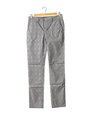 Pantalon slim gris TELERIA ZED pour homme