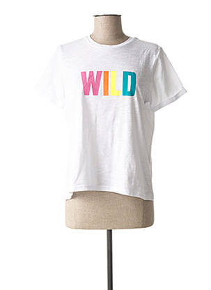 T-shirt blanc WILD pour femme