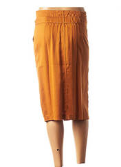 Jupe mi-longue orange JUS D'ORANGE pour femme seconde vue