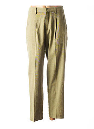 Pantalon 7/8 vert CLP pour femme