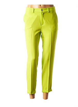 Pantalon 7/8 vert LCDN pour femme