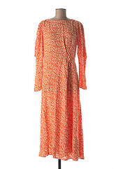 Robe mi-longue orange AWARE BY VERO MODA pour femme seconde vue