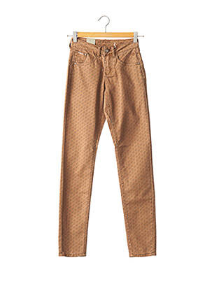 Jeans skinny taille normale taille normale marron CREAM femme