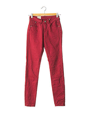 Jeans skinny taille normale taille normale rouge CREAM femme