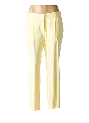 Pantalon droit jaune YAYA pour femme