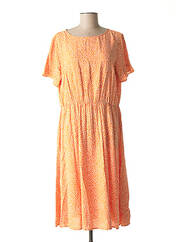 Robe mi-longue orange FRANSA pour femme seconde vue