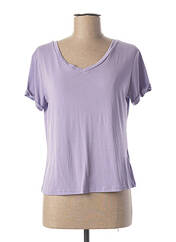 T-shirt violet SENES pour femme seconde vue