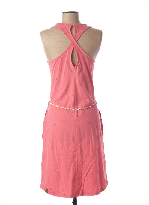 Robe mi-longue rose RAGWEAR pour femme