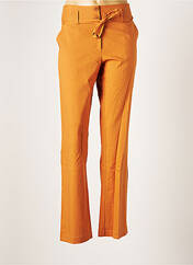 Pantalon droit orange ZILCH pour femme seconde vue