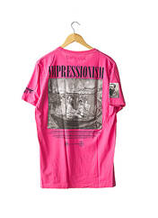 T-shirt rose OFF WHITE pour femme seconde vue