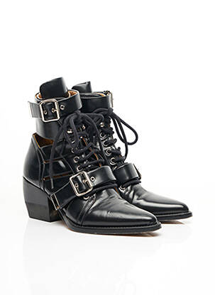 Bottines/boots talon de 7 à 9cm noir CHLOE femme