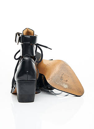 Bottines/boots talon de 7 à 9cm noir CHLOE femme