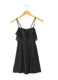 Robe courte fermeture zippée au dos fines bretelles noir FOREVER 21 femme