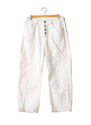 Pantalon droit blanc FIND. pour femme