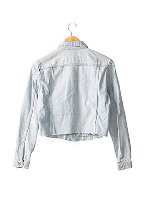Veste en jean manches longues bleu MANGO femme