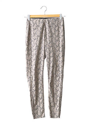 Legging  beige ZARA femme