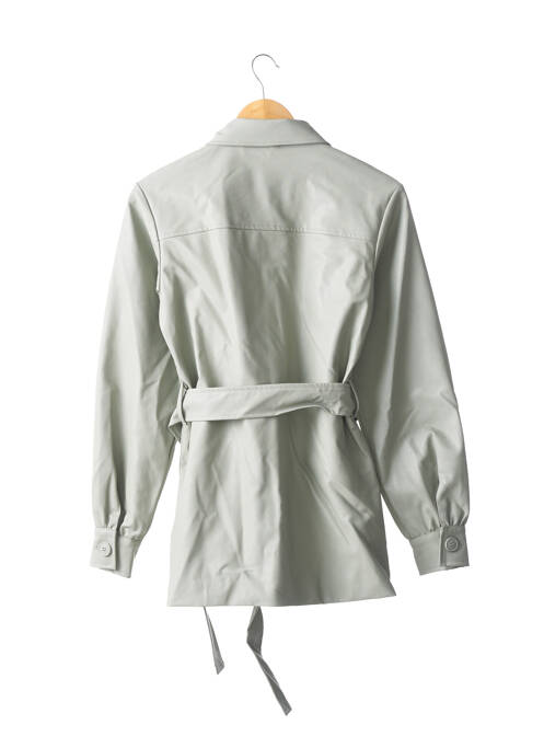 Veste simili cuir vert NA-KD pour femme