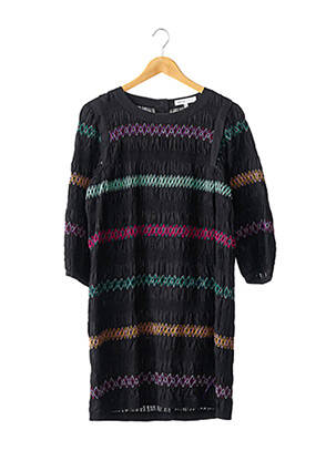 Robe mi-longue manches 3/4 manches 3/4 noir SEE BY CHLOÉ femme