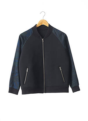 Veste casual coupe droite noir APRIL MAY femme