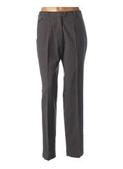 Pantalon droit gris PLURIELLES pour femme seconde vue