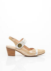 Sandales/Nu pieds beige FUGITIVE pour femme seconde vue