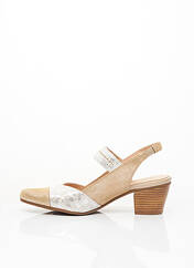 Sandales/Nu pieds beige FUGITIVE pour femme seconde vue