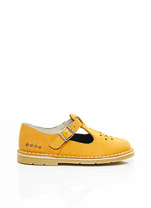 Sandales/Nu pieds jaune GBB pour fille