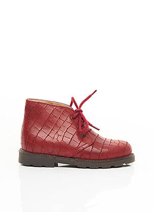 Bottines/Boots rouge ROCKER'S pour fille