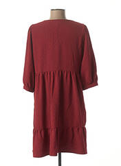 Robe courte rouge LENNY B pour femme seconde vue