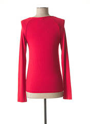 T-shirt rouge LM LA MAILLE pour femme seconde vue