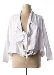Veste casual blanc BORIS INDUSTRIES pour femme seconde vue