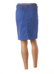 Jupe mi-longue bleu KANOPE pour femme seconde vue