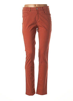 Pantalon slim orange BRUNO SAINT HILAIRE pour femme