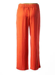 Pantalon droit orange NICE THINGS pour femme seconde vue