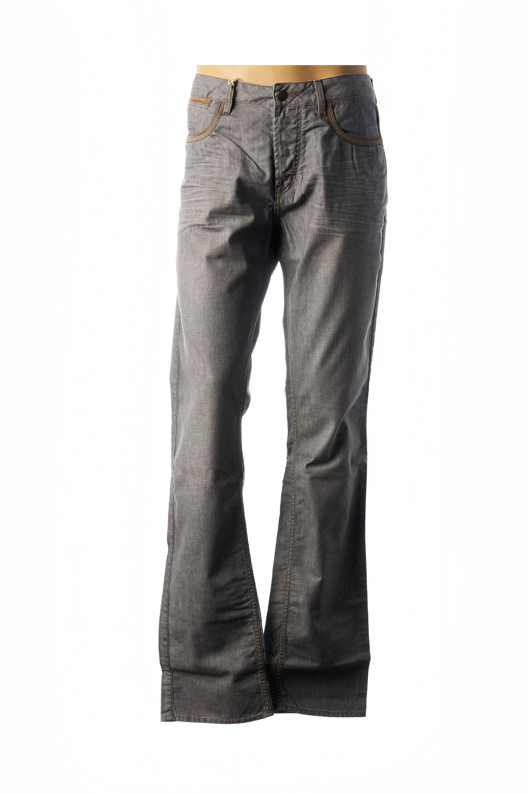 Chevignon Jeans Coupe Droite Homme De Couleur Gris En Destockage  1741104-gris00 - Modz