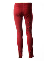 Pantalon slim rouge ONLY pour femme seconde vue