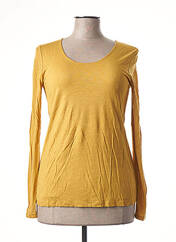 T-shirt jaune BLANC BOHEME pour femme seconde vue