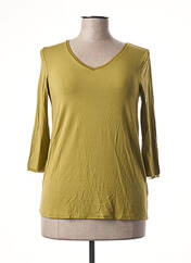 T-shirt vert BLANC BOHEME pour femme seconde vue