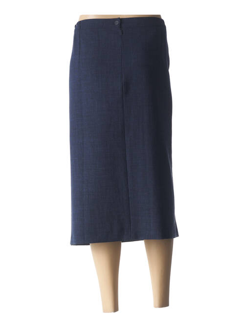Jupe mi-longue bleu GEVANA pour femme