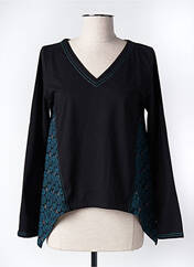 T-shirt noir BAMBOO'S pour femme seconde vue