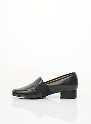 Mocassins matière lisse talon plat jusqu'à 3cm noir OMBELLE femme