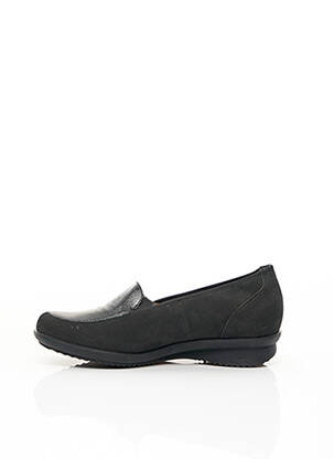 Mocassins talon plat jusqu'à 3cm noir ARTIKA SOFT femme